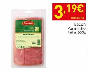 Recheio Bacon porminho promoção