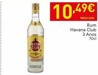 Recheio Rum havana club promoção
