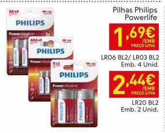 Recheio Pilhas philips promoção
