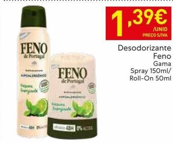 Recheio Desodorizante feno promoção