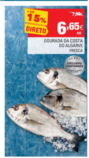 Continente Dourada da Costa do Algarve Fresca promoção