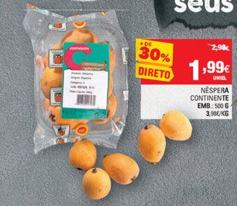 Continente Néspera Continente 500g promoção