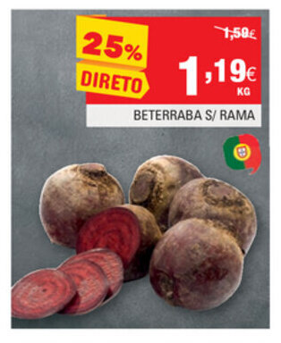 Continente Beterraba S/Rama promoção