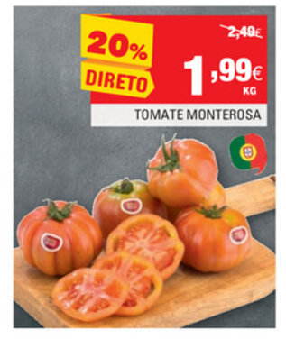 Continente Tomate Monterosa promoção