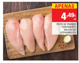 Continente Peito de Frango Continente promoção