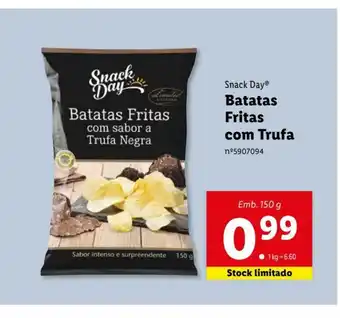 Lidl Batatas Fritas com Trufa promoção