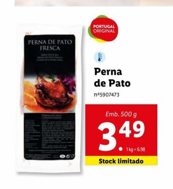 Lidl Perna de Pato promoção