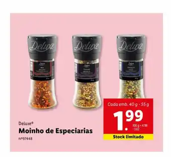 Deluxe Moinho de Especiarias