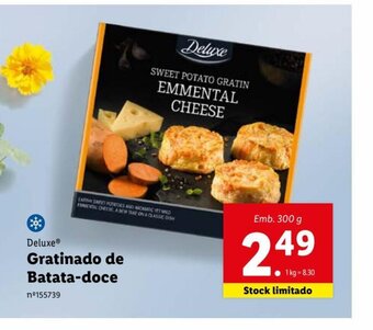 Lidl Deluxe Gratinado de Batata-doce promoção
