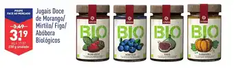 ALDI Jugais de Morango/Mirtilo/Figo/Abóbora Biológicos 230g promoção