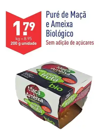 ALDI Puré de Maçã e Ameixa Biolçãgico 200g promoção