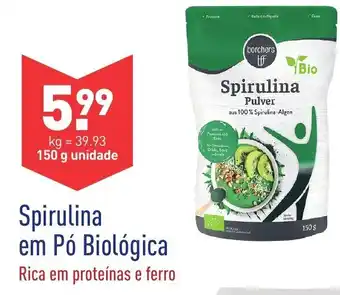 ALDI Spirulina em Pó Biológica 150g promoção