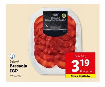Deluxe Bresaola IGP