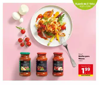 Lidl Deluxe Molho para Massa promoção