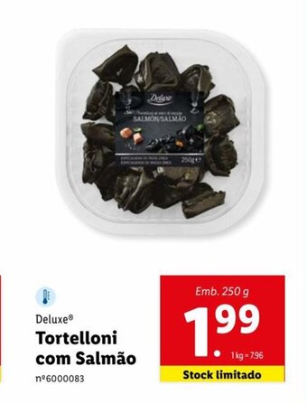 Deluxe Tortelloni com Salmão