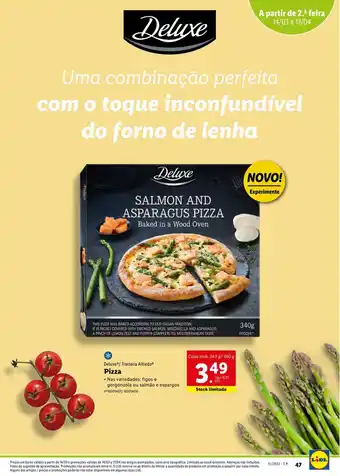 Lidl Deluxe / Trattoria Alfredo Pizza promoção