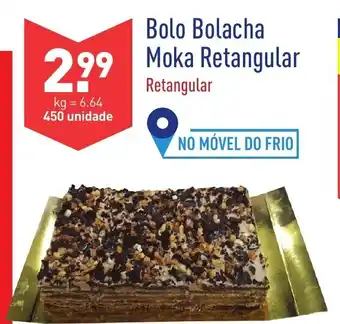 ALDI Bolo Bolacha Moka Retangular 450 Unidade promoção
