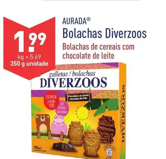 ALDI Aurada Bolachas Diverzoos 350g promoção
