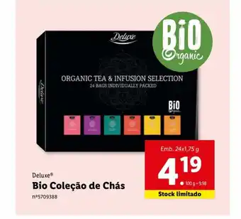 Lidl Deluxe Bio Coleção de Chás promoção