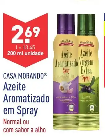 ALDI Casa Morando Azeite Aromatizado em Spray 200ml promoção