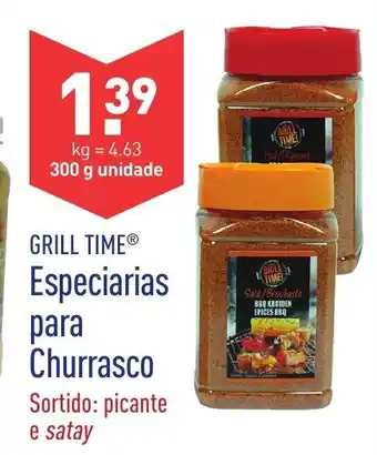 ALDI Grill TIme Especiarias para Churraso 300g promoção