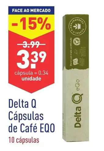 ALDI Delta Q Cápsula de Cafè EQO promoção