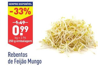 ALDI Rebentos de Feijão Mungo 250g promoção