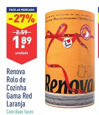 Renova Rolo de Cozinha Gama Red Laranja