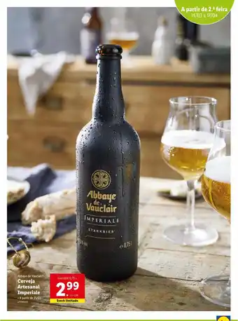 Lidl Cerveja Artesanal Imperiale promoção