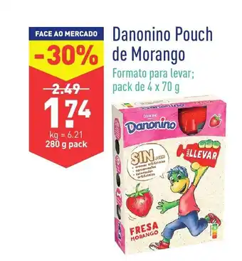 Danonino Pouch de Morango 280g