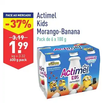 ALDI Actimel Kids Morango-Banana 600g promoção