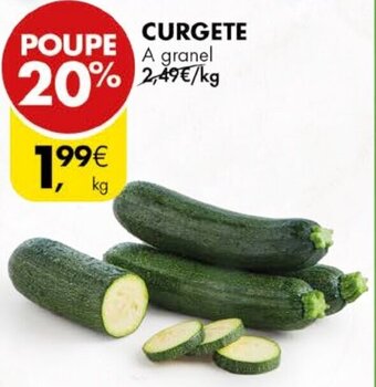 Pingo Doce Curgete promoção