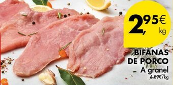 Pingo Doce Bifanas de Porco promoção