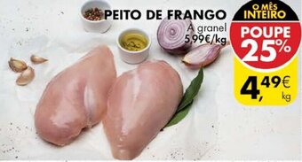 Pingo Doce Peito de Frango promoção