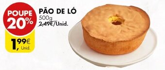 Pingo Doce Pão de Ló 500g promoção