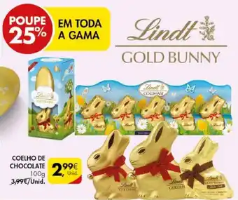 Pingo Doce Coelho de Chocolate 100g promoção