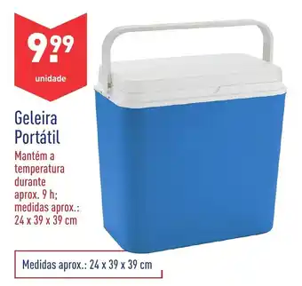 ALDI Geleira Portátil 24x39x39cm promoção