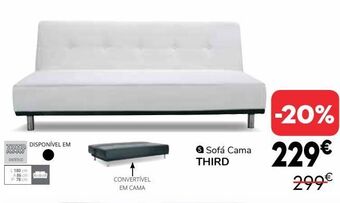 Conforama Chaise longue com cama promoção
