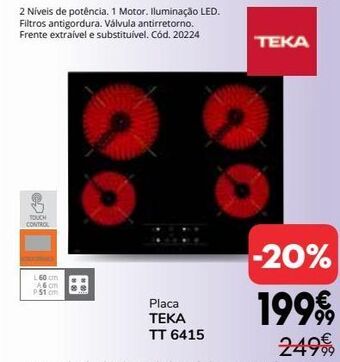 Conforama Placa eléctrica promoção