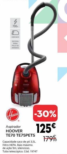 Aspirador de pó hoover