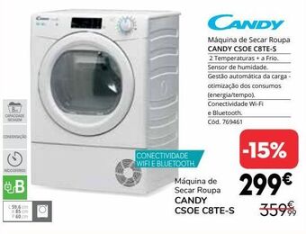 Conforama Secadora candy promoção