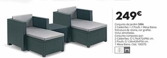 Conforama Conjunto jardim promoção