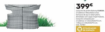 Conforama Conjunto jardim promoção
