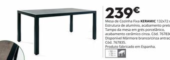 Conforama Mesa de cozinha promoção