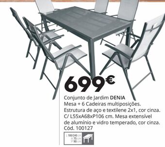 Conforama Conjunto jardim promoção