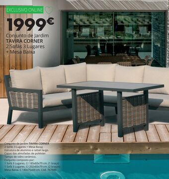 Conforama Conjunto jardim promoção