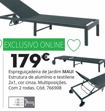 Conforama Espreguiçadeira de jardim promoção