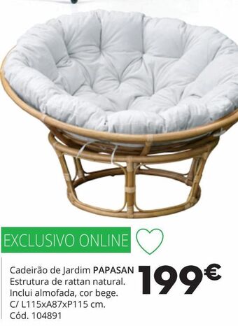 Conforama Cadeira de jardim promoção