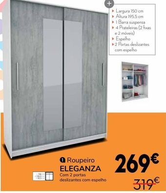 Conforama Guarda roupa promoção