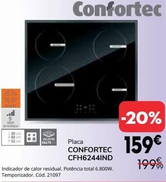 Conforama Placa de cozinha promoção